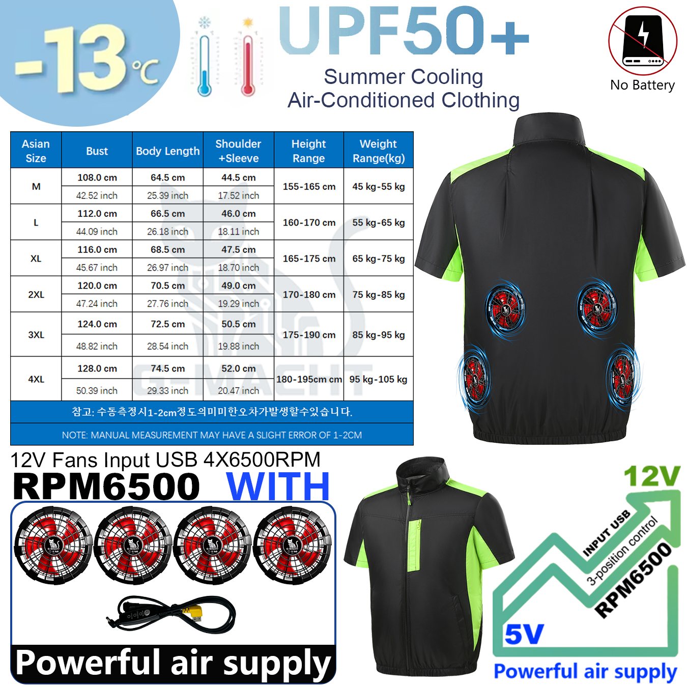 Summer 4 Fans Air Conditioning - Outdoor Sport Windbreaker review and price