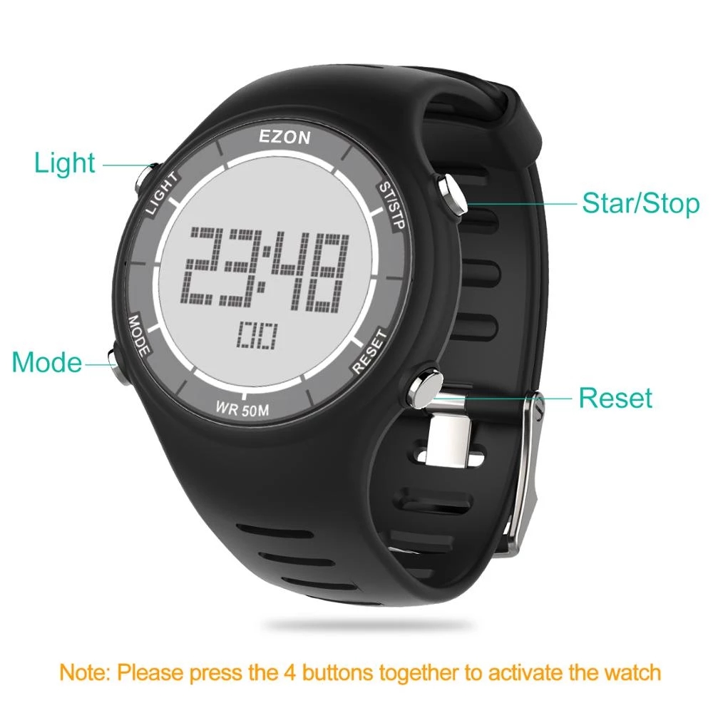 EZON New Fashion Woman Digital - Outdoor Sport Watch review and price