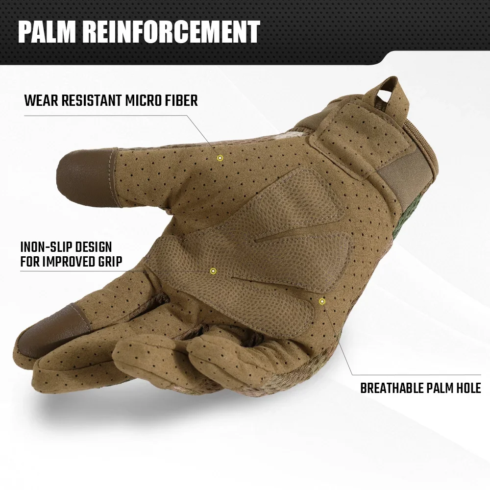 Camo Touch Screen Tactical Glo - Outdoor Sport Gloves review and price
