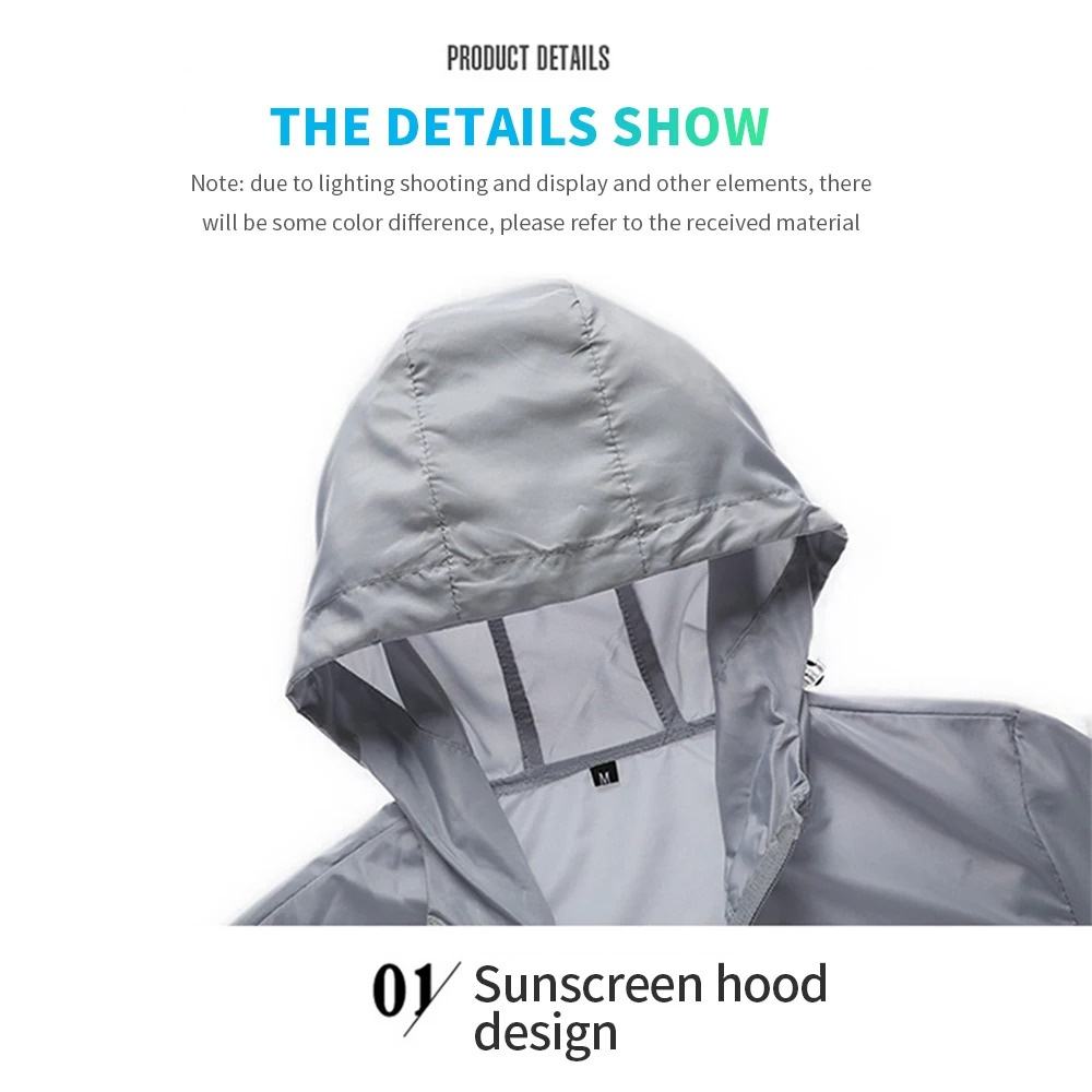 Men's Hooded Sun Protection Ja - Outdoor Sport Windbreaker review and price