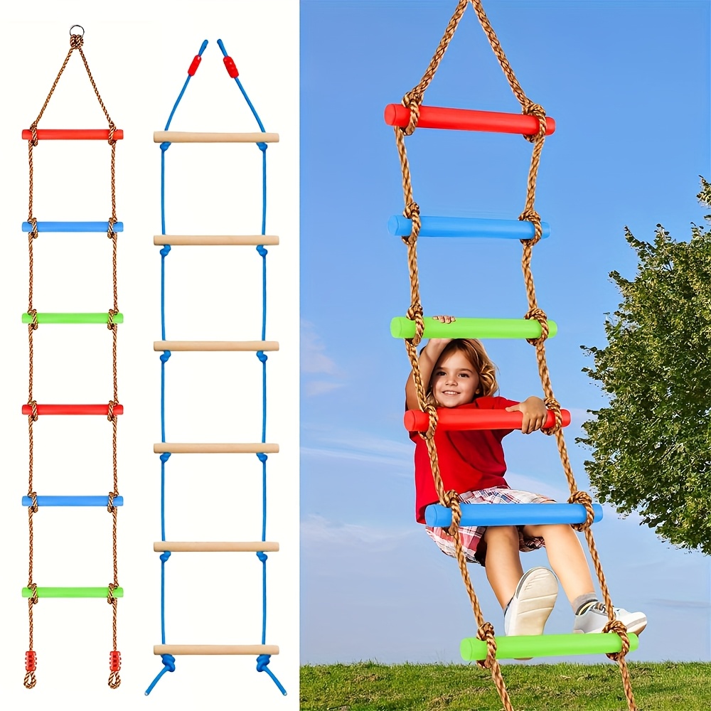 1pc Colorful Kid Climbing Ladd - Outdoor Sport Activities For Kids review and price