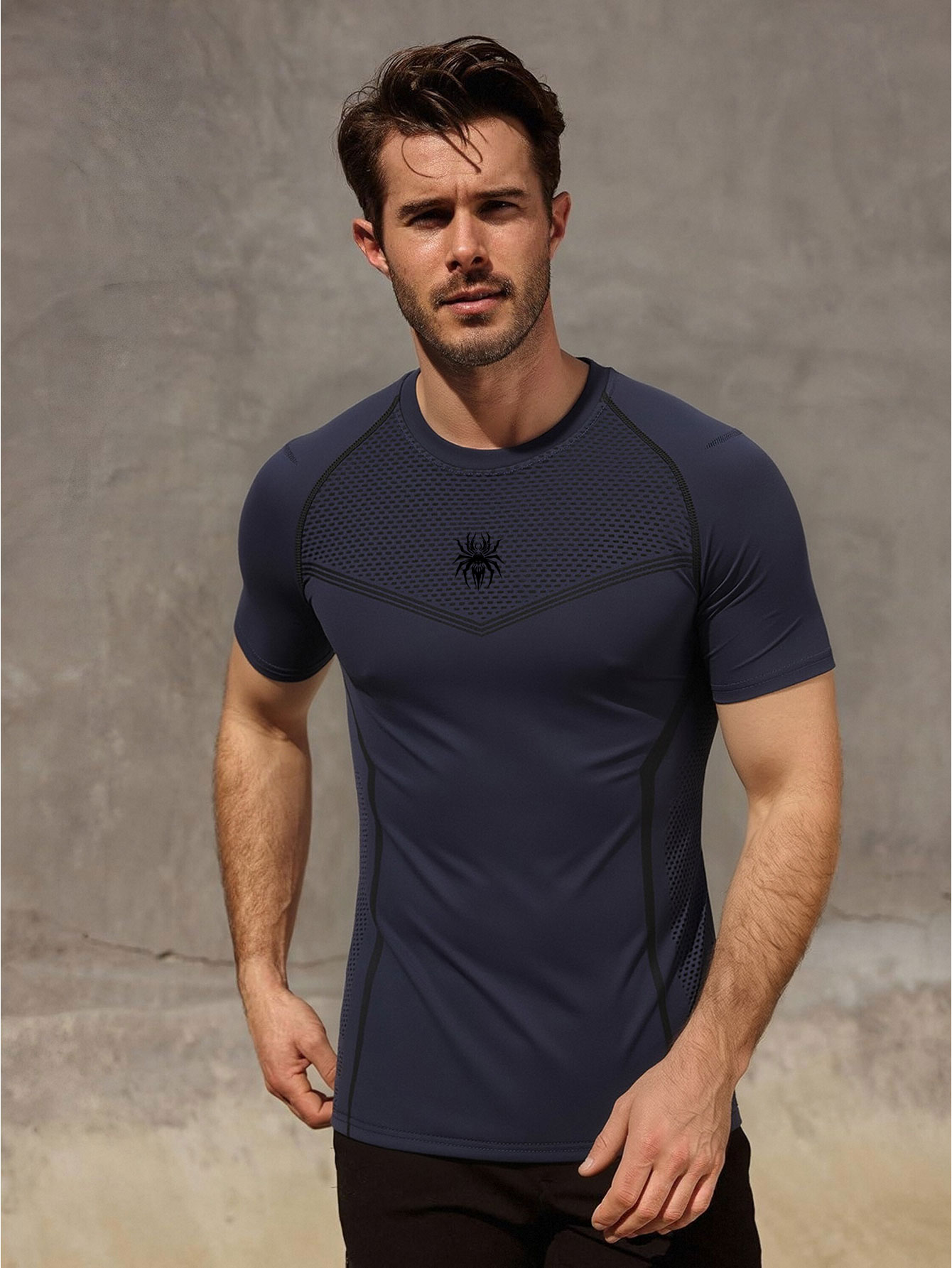 Gym Hub Printed Men's Compress - Outdoor Sport.Hub review and price