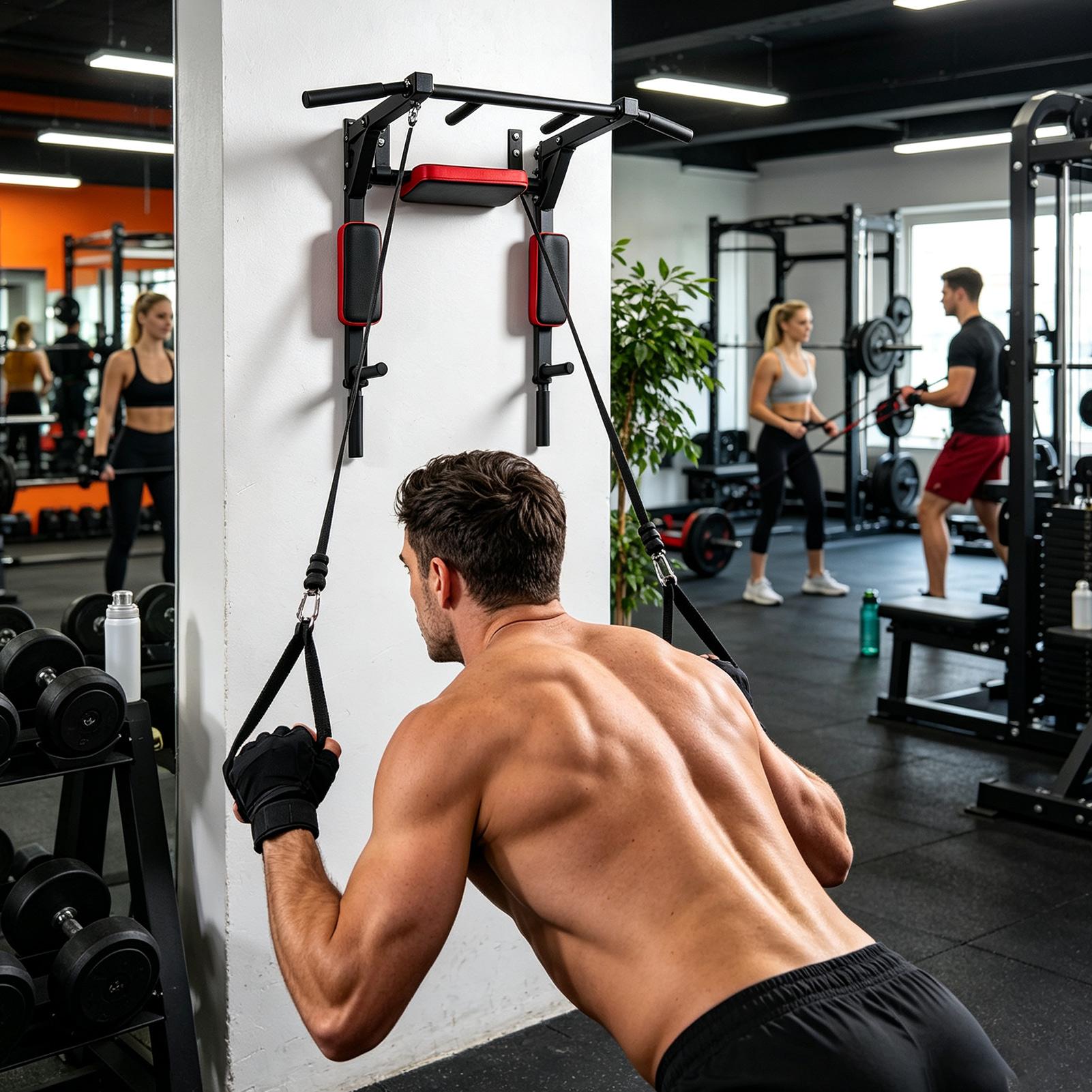 Wall-Mounted Pull-up Bar Fitne - Outdoor Sport Bar review and price
